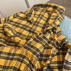 Plus Size Drawstring Ruched Plaid Dress